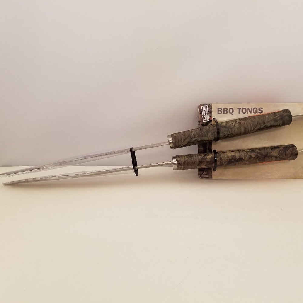 MOSSY OAK Stainless Steel BBQ Tongs Item # 5163152
